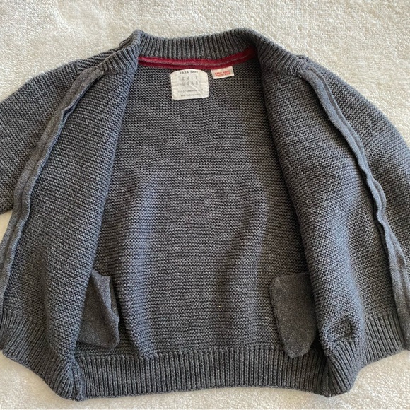 ZARA BABY KNIT WEAR FULL ZIP SWEATER - Picture 5 of 7